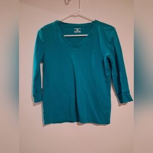 Jones New York Sport Vibrant Teal Shirt